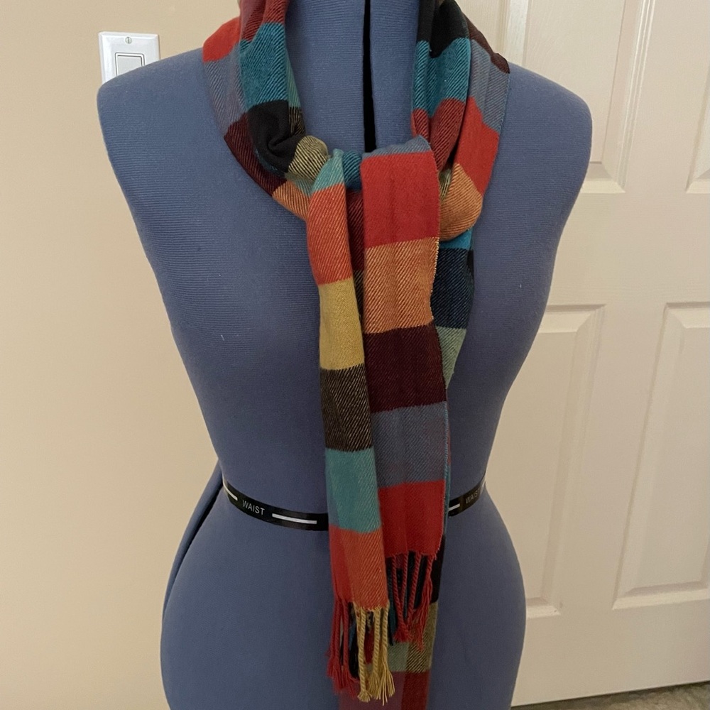Colorful Checkered Scarf